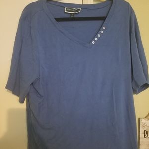 Blue karen scott 3x shirt